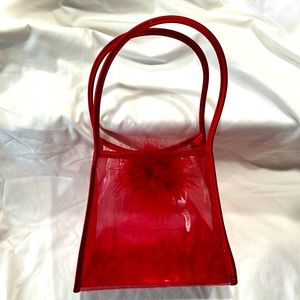 NWOT … vintage Victoria’s Secret clear tote… perfect for holiday concerts